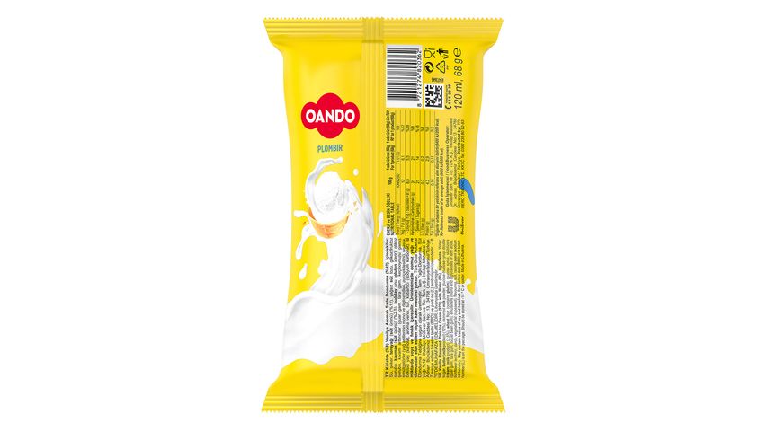 Oando Plombir Ice Cream 120 ml