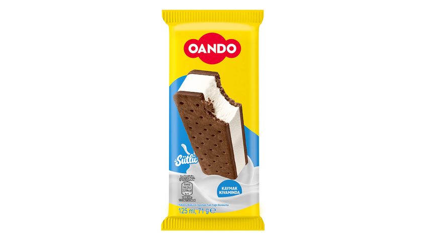 Oando Sandviç Dondurma 125 ml
