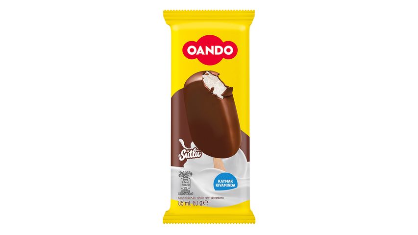 Oando Çikolata Kaplı Çubuk Dondurma 85 ml