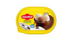 Oando Chocolate & Vanilla Ice Cream Tub 770 ml