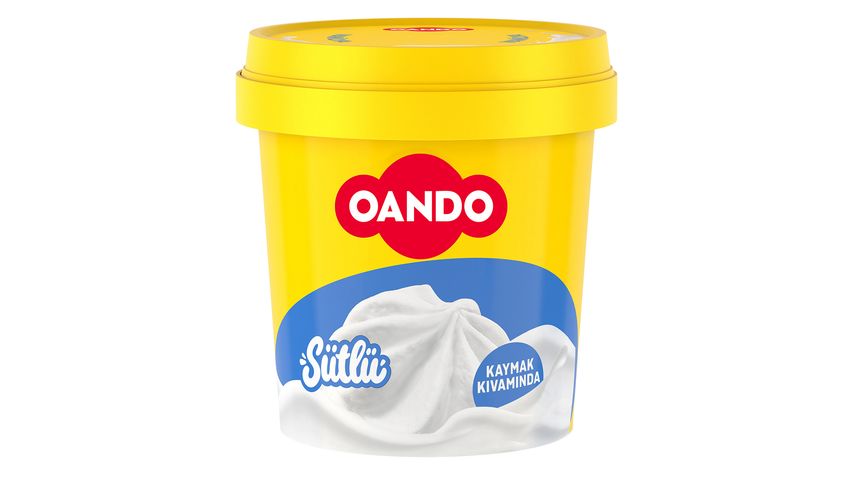 Oando Vanilyalı Kap Dondurma 100 ml