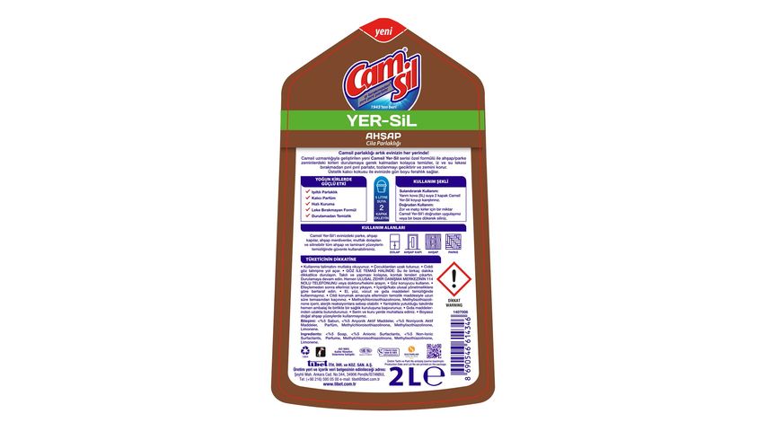 Camsil Yer-Sil Ahşap Yüzey Temizleyici 2 L