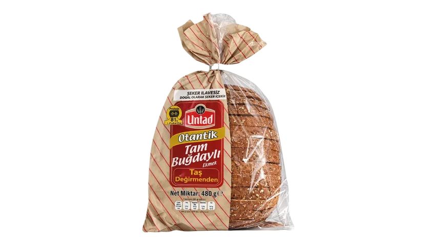 Untad Otantik Tam Buğdaylı Ekmek 480 g