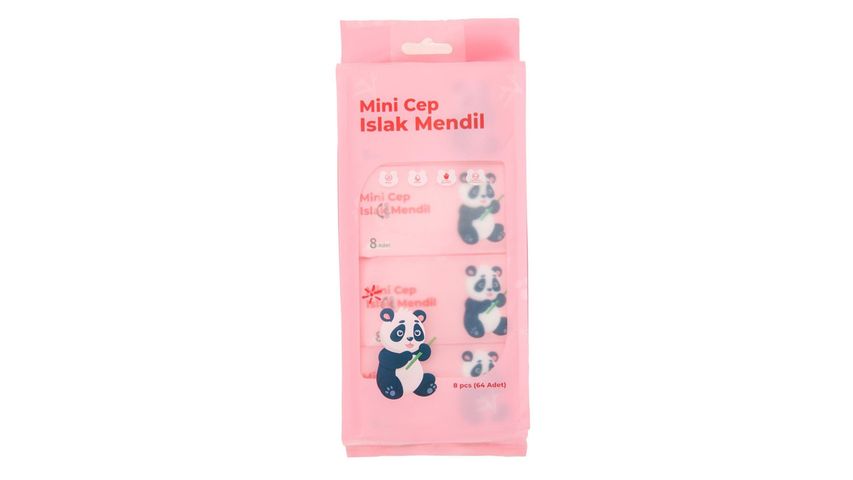 Alkaya Mini Cep Islak Mendil 8'li