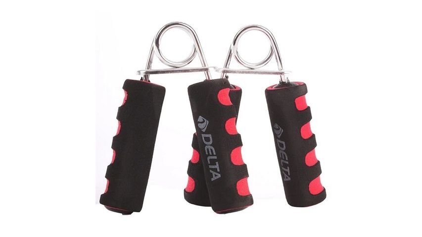 Delta Steel Hand Grip with Sponge Handle 2 pcs