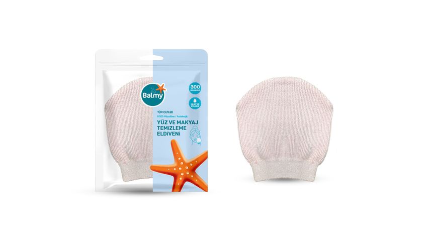 Balmy Face and Makeup Cleansing Glove