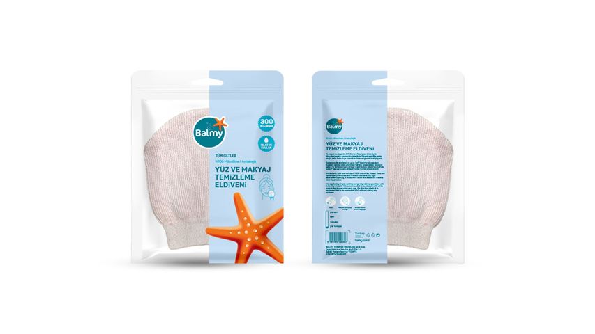 Balmy Face and Makeup Cleansing Glove