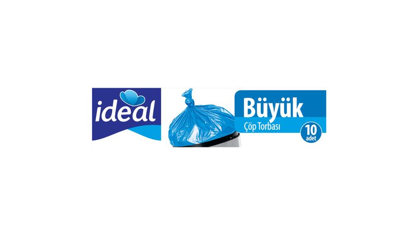 Ideal Large Trash Bags 10 Pieces