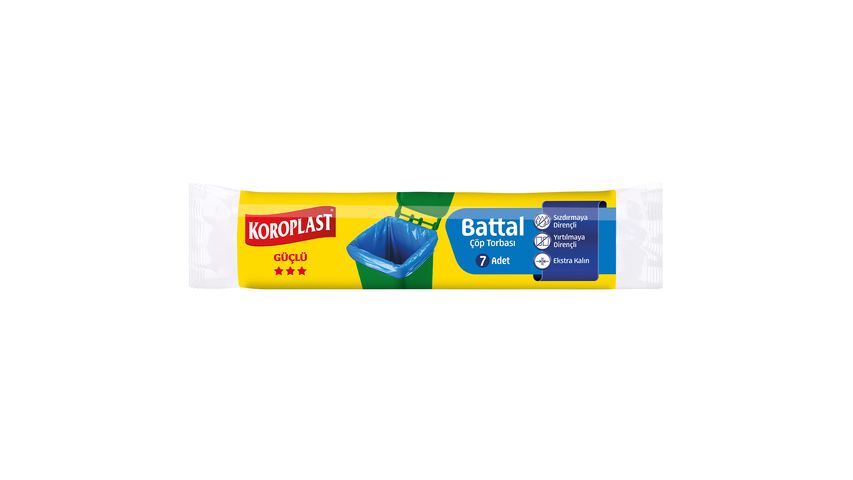 Koroplast Battal Boy Çöp Torbası 7 Adet
