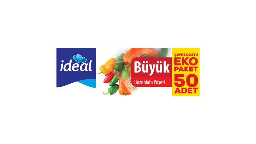 İdeal Buzdolabı Poşeti Büyük Boy 50 Adet