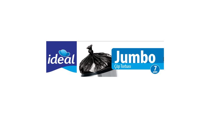 İdeal Jumbo Boy Çöp Torbası 7 Adet