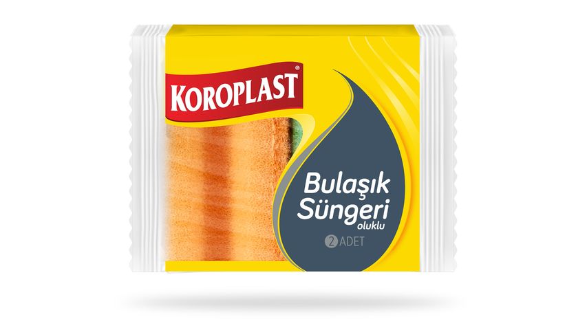Koroplast Oluklu Bulaşık Süngeri 2 Adet