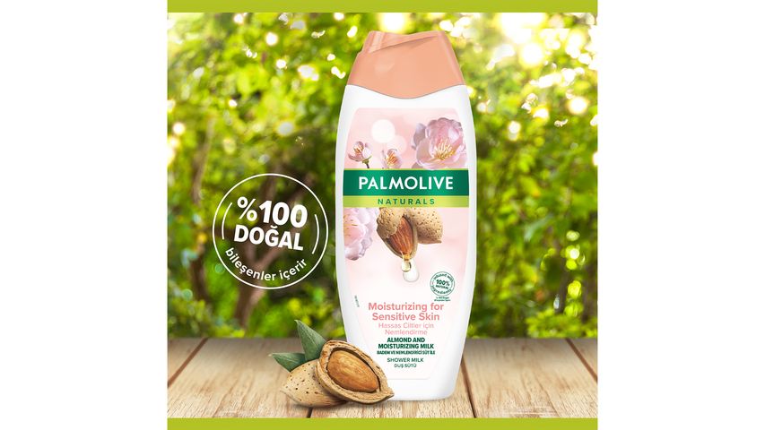 Palmolive Naturals Almond and Moisturizing Milk for Sensitive Skin Shower Gel 500 ml