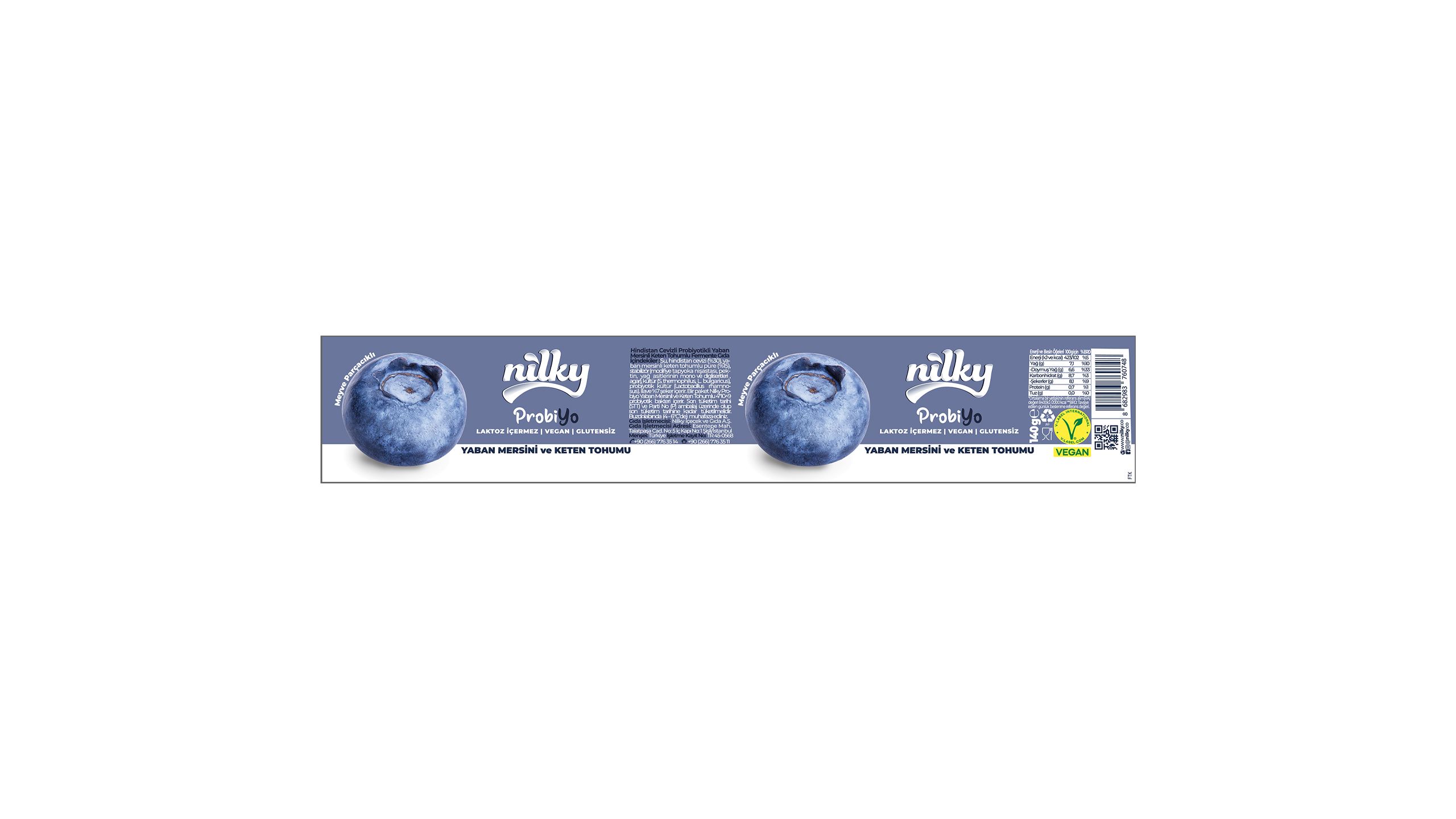Nilky Yabanmersini & Keten Tohumlu Probiyo 140 g satın al