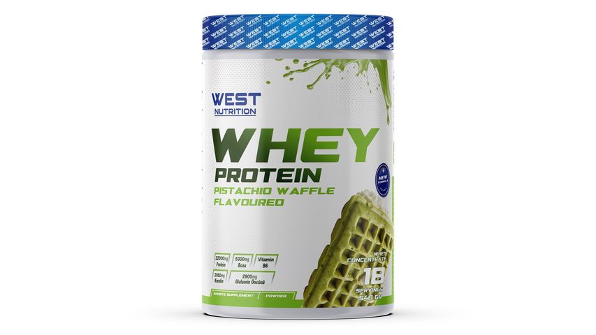 Whey Waffle & Antep Fıstığı Aromalı Protein Tozu 540 g