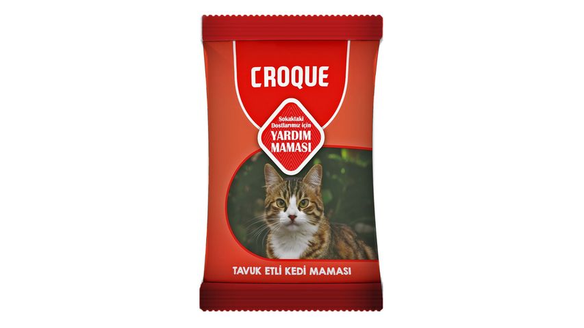 Croque Kediler İçin Yardım Maması Tavuk Etli 100 g