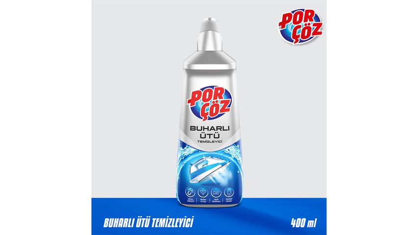 Porçöz Buharlı Ütü Temizleyici 400 ml