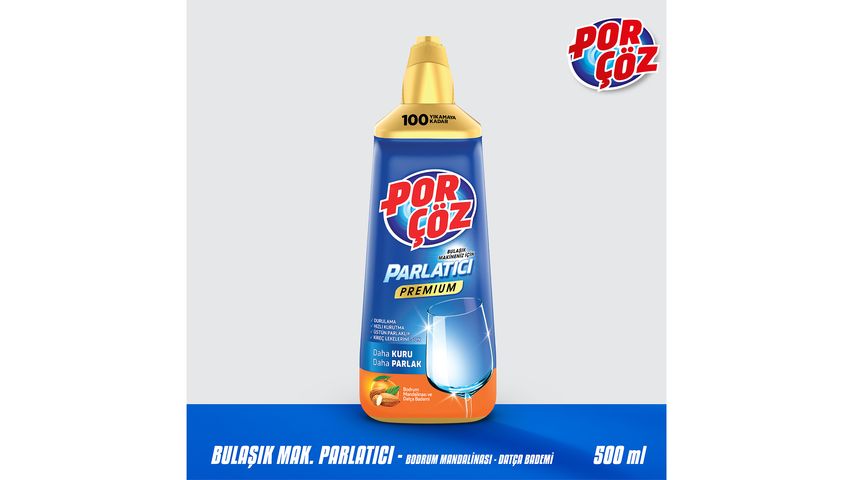 Porçöz Bodrum Mandalinası & Datça Bademi Bulaşık Makinesi Parlatıcısı 500 ml