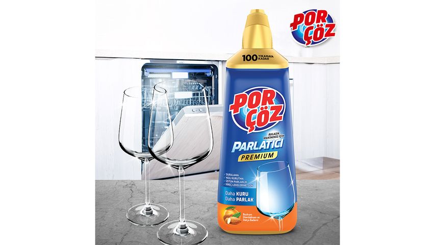 Porçöz Bodrum Mandalinası & Datça Bademi Bulaşık Makinesi Parlatıcısı 500 ml