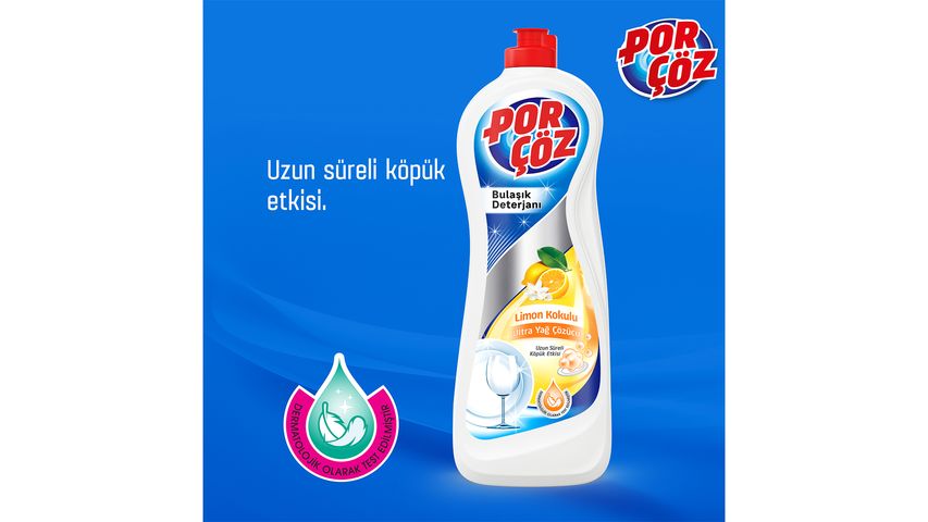 Porçöz Lemon Hand Dishwashing Detergent 675 ml