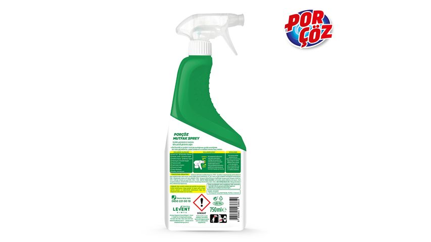 Porçöz Mutfak Sprey 750 ml