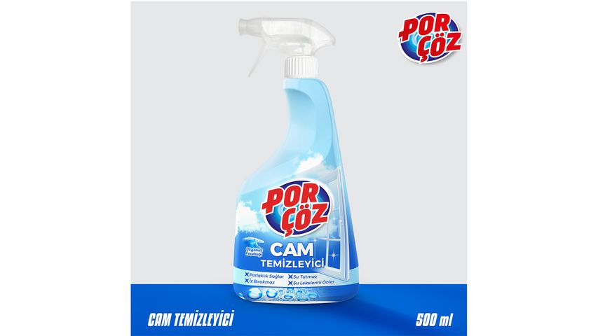 Porçöz Cam Temizleyici Sprey 500 ml