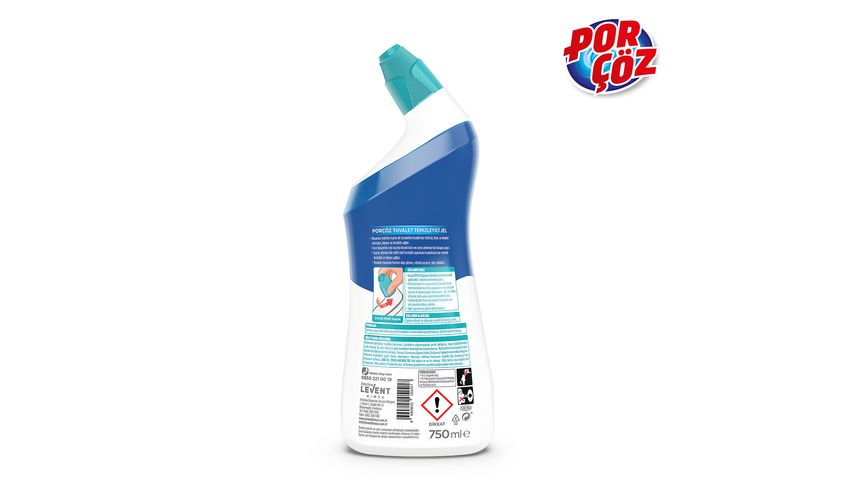 Porçöz Gel Toilet Cleaner Ocean Breeze 750 ml