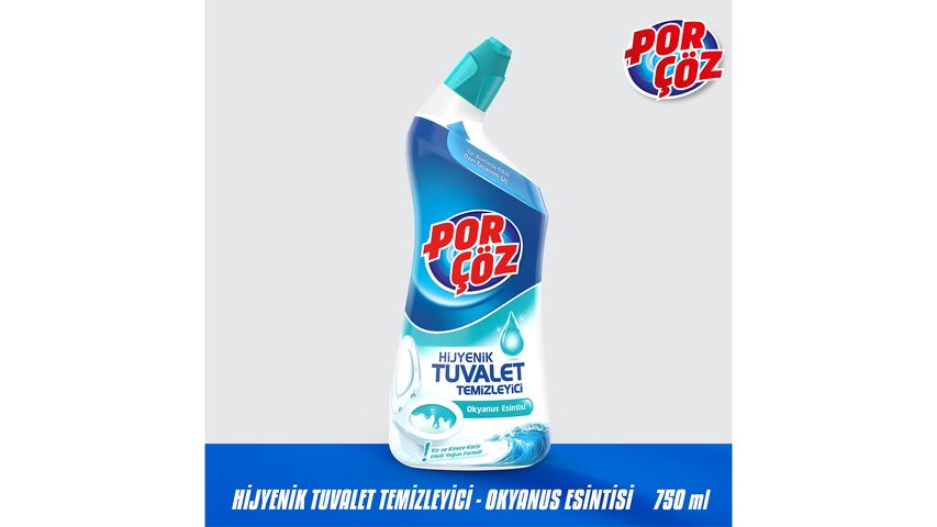 Porçöz Gel Toilet Cleaner Ocean Breeze 750 ml