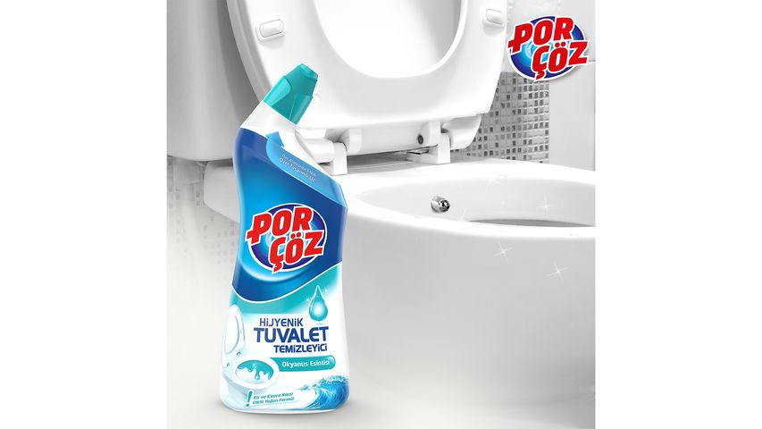 Porçöz Gel Toilet Cleaner Ocean Breeze 750 ml