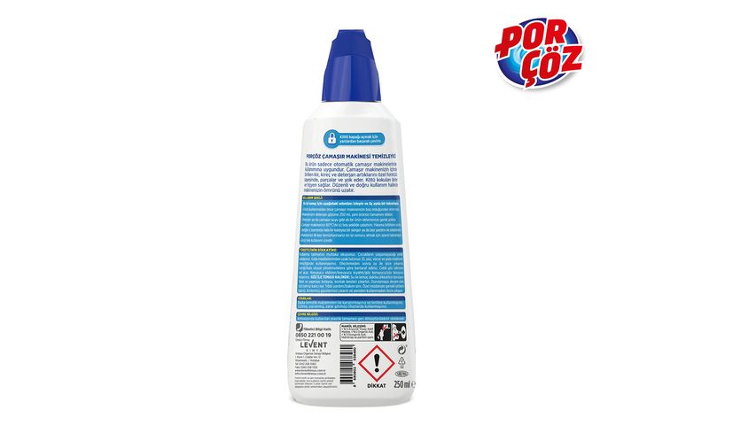 Porçöz Çamaşır Makinesi Temizleyici 250 ml