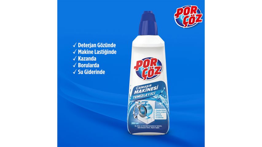 Porçöz Çamaşır Makinesi Temizleyici 250 ml