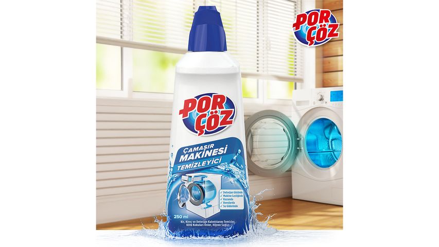 Porçöz Çamaşır Makinesi Temizleyici 250 ml