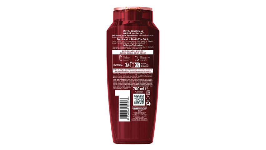 L'Oréal Paris Elseve Komple Direnç Dökülme Karşıtı Şampuan 700 ml
