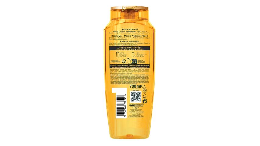 L'Oréal Paris Elseve Mucizevi Yağ Besleyici Bakım Şampuanı 700 ml