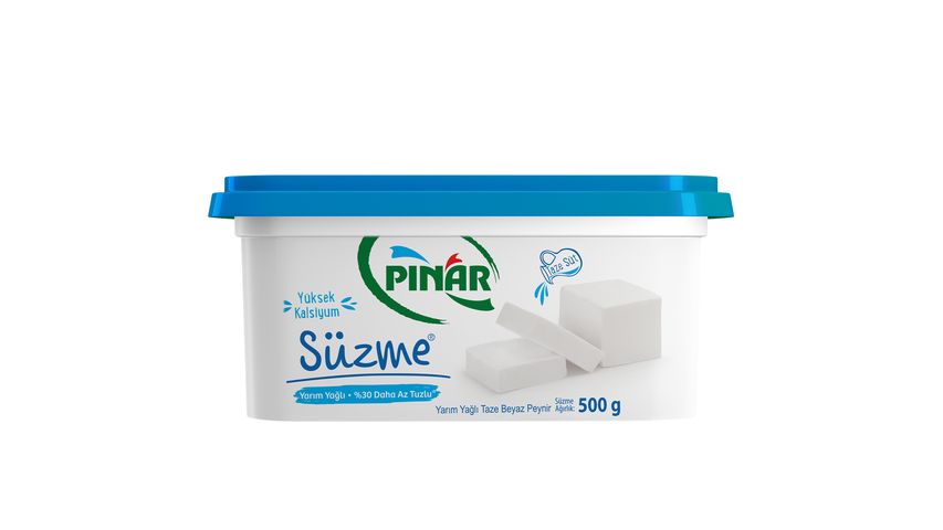 Pınar Az Yağlı Az Tuzlu Süzme Peynir 500 g