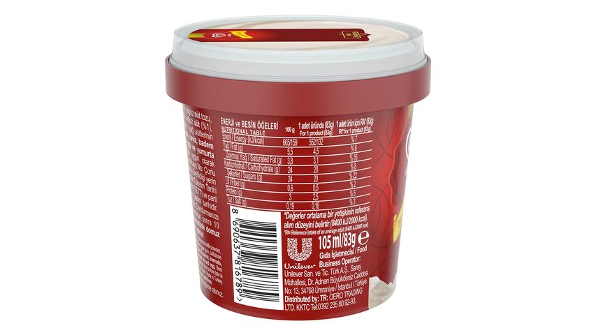 Algida Maraş Usulü Dondurma Cup 105 ml