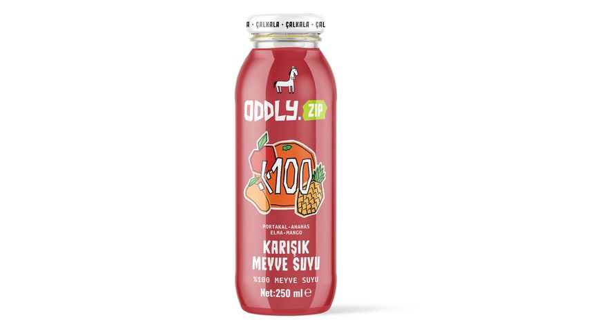 Oddly.Zip %100 Karışık Meyve Suyu 250 ml