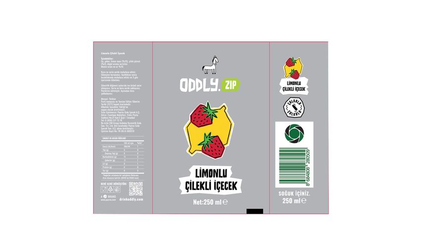 Oddly.Zip Strawberry Lemonade 250 ml