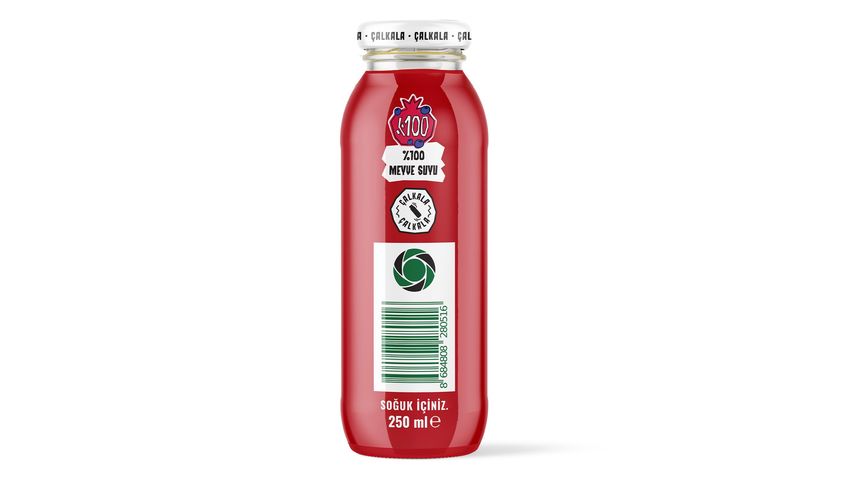 Oddly.Zip %100 Nar & Yaban Mersini Suyu Cam 250 ml
