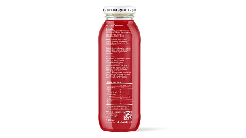 Oddly.Zip %100 Nar & Yaban Mersini Suyu Cam 250 ml