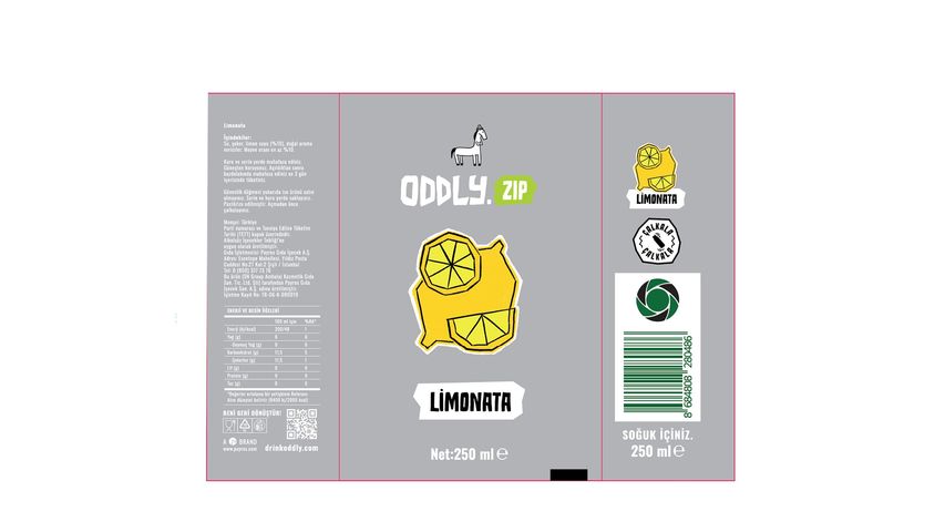 Oddly.Zip Lemonade 250 ml