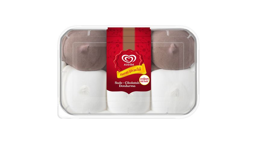 Algida Maraş Usulü Çikolatalı & Sade Dondurma 500 ml