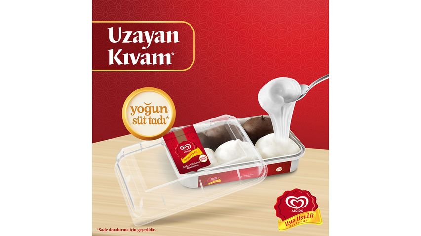 Algida Maraş Usulü Çikolatalı & Sade Dondurma 500 ml