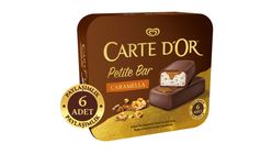 Algida Carte d'Or Petite Bar Caramella 6 pcs 276 ml