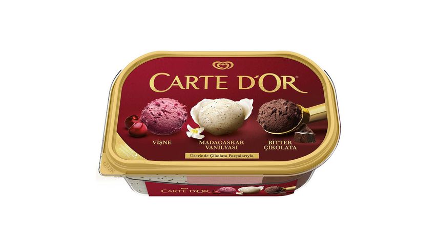 Algida Carte d'Or Classic Extra Cherry, Dark Chocolate & Cream 850 ml
