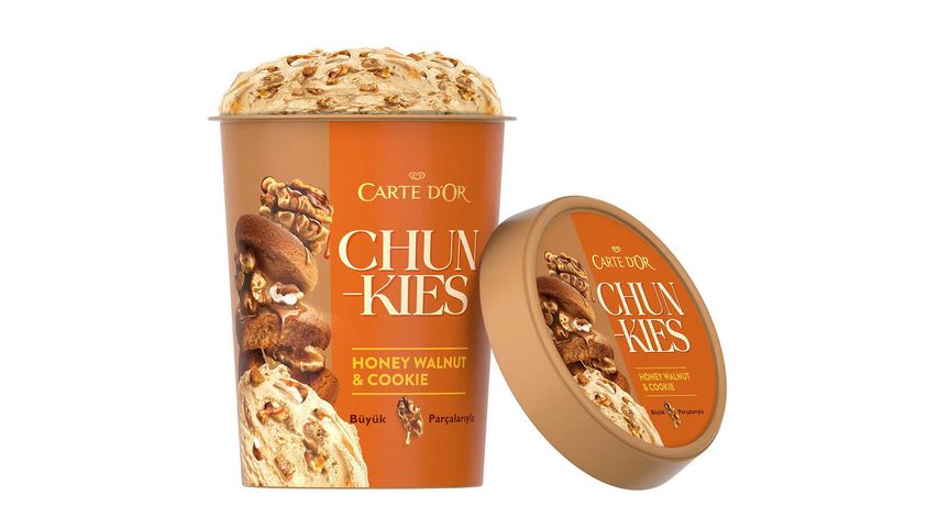 Algida Carte d’Or Chunkies Honey Walnut, Cookie and Caramel 430 ml