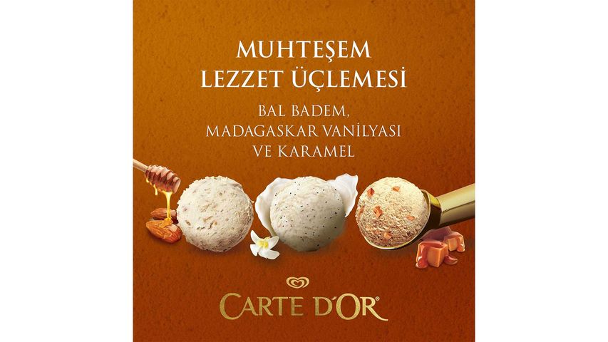 Algida Carte d'Or Classic Extra Bal Badem & Karamel 850 ml