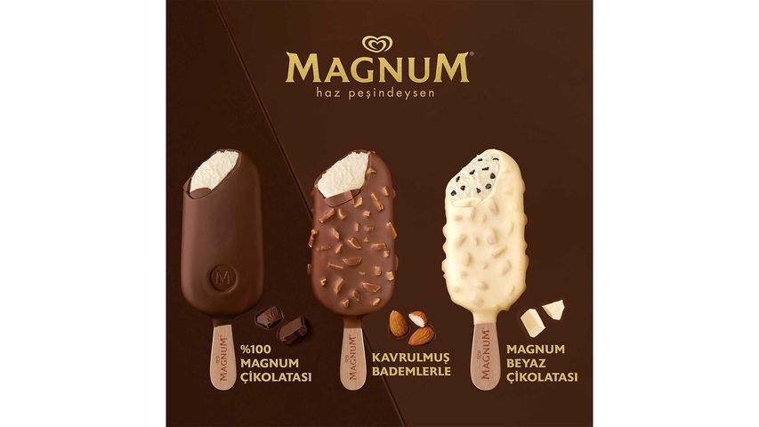 Magnum Mini Classic Badem Beyaz 345 ml
