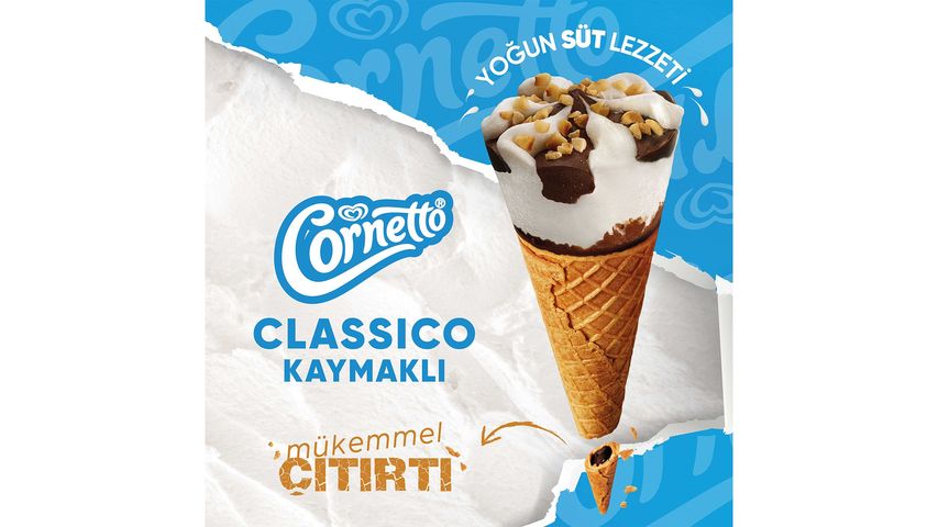 Cornetto Classico Kaymak 125 ml