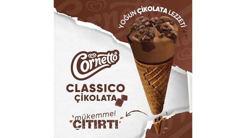 Algida Cornetto Classico Chocolate 125 ml